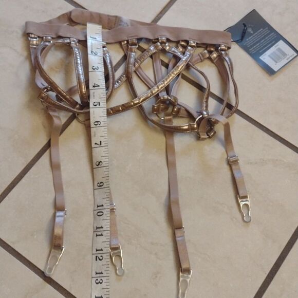 NWT Thistle and Spire Bronze Garter Belt XS - Picture 5 of 7